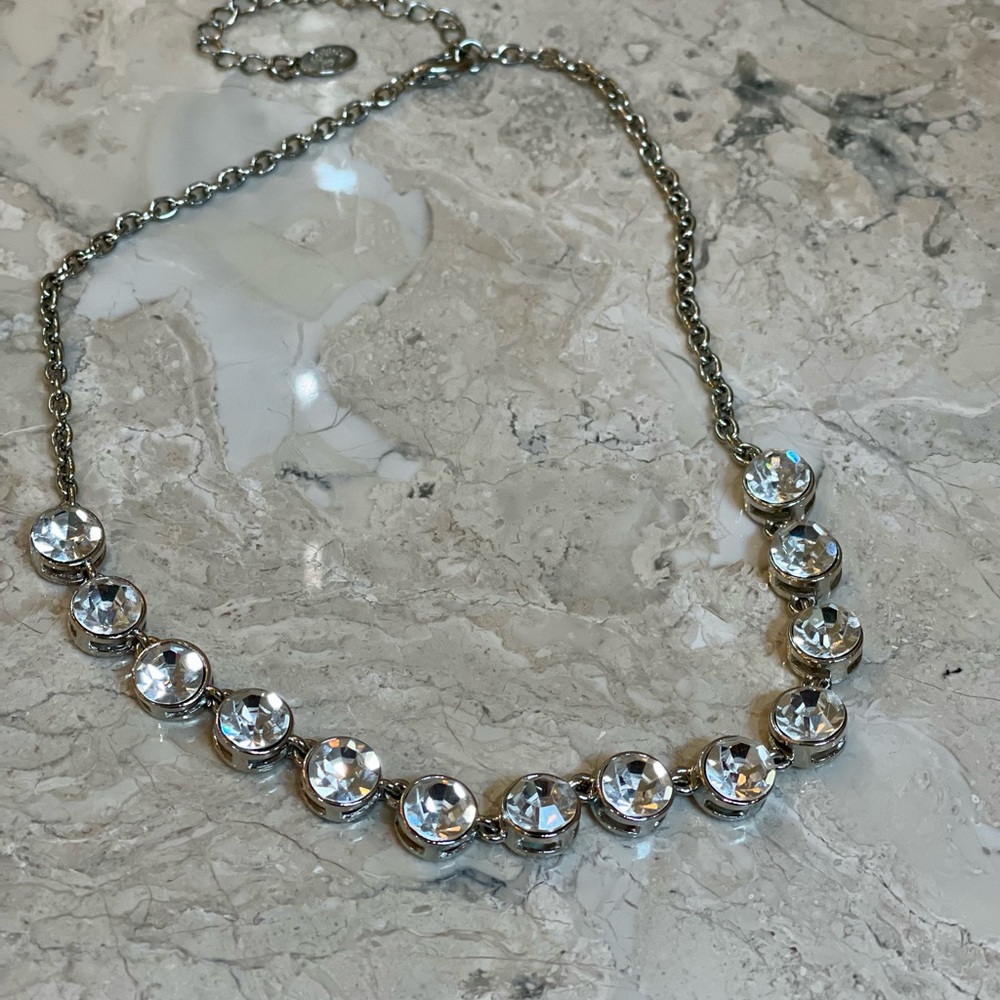 Cookie Lee Rhinestone Necklace - image 4